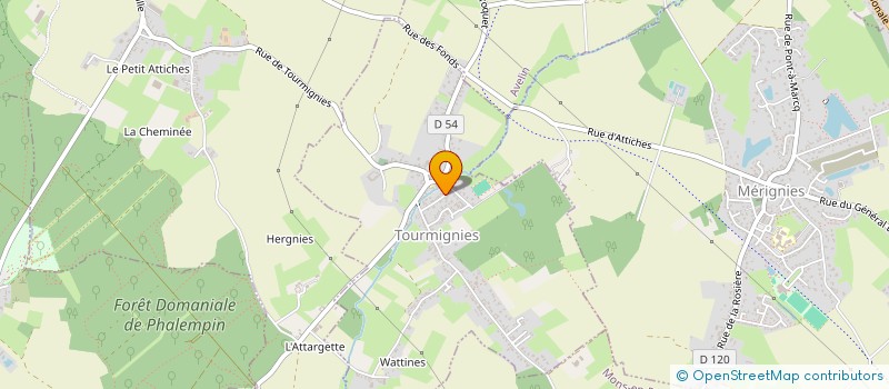 localisation de l'entreprise EUROWNER SARL  TOURMIGNIES