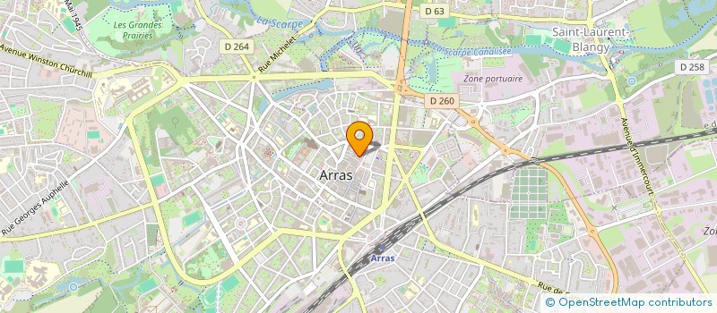 localisation de l'entreprise EUROWOOD SERVICES à ARRAS
