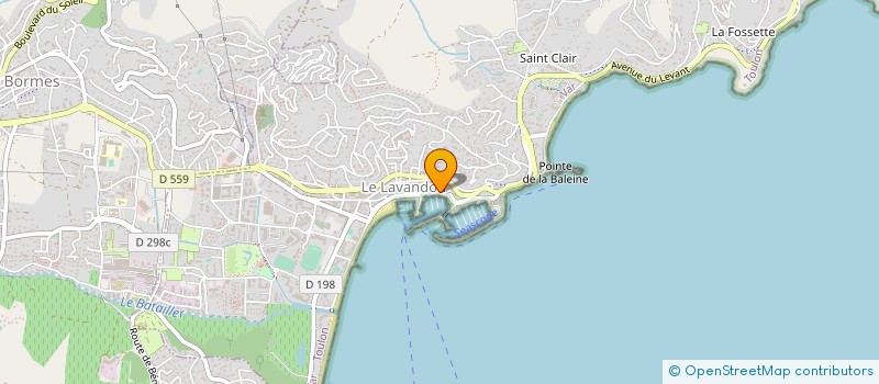 localisation de l'entreprise EUROYACHTING à LE LAVANDOU