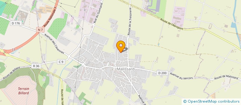 localisation de l'entreprise EUROYARN  MALISSARD