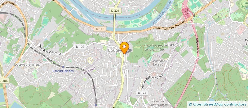 localisation de l'entreprise EUROZONE  BOUGIVAL