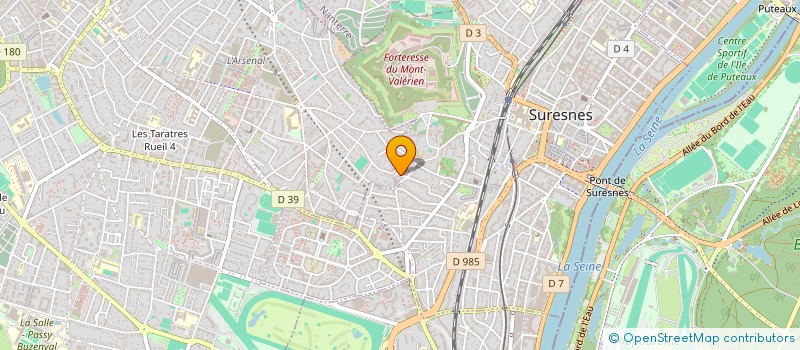 localisation de l'entreprise EURUS  SURESNES