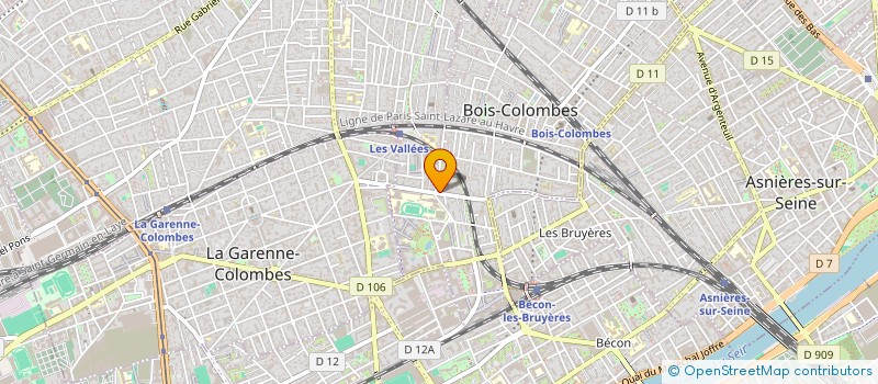 localisation de l'entreprise EURUS CONSULTING à BOIS-COLOMBES