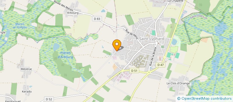 localisation de l'entreprise EURVAH  SAINT-LYPHARD