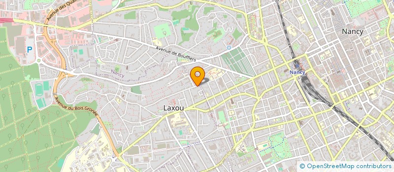 localisation de l'entreprise EURY JUNIOR  LAXOU