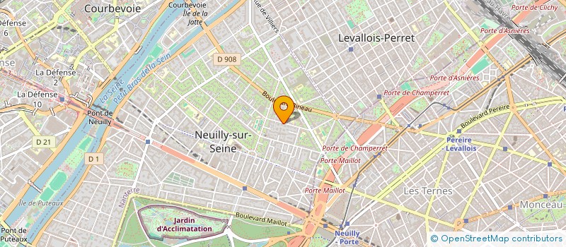 localisation de l'entreprise EURYALE à NEUILLY-SUR-SEINE