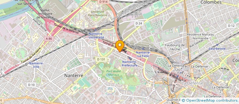 localisation de l'entreprise EURYALE CONSEIL  PUTEAUX