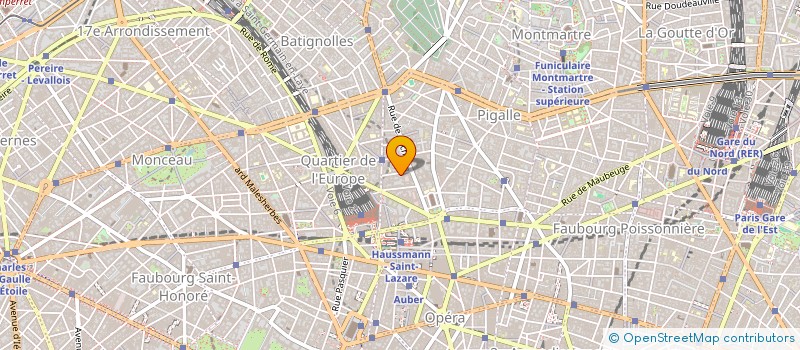 localisation de l'entreprise EURYALE HORIZONS SANTE  PARIS