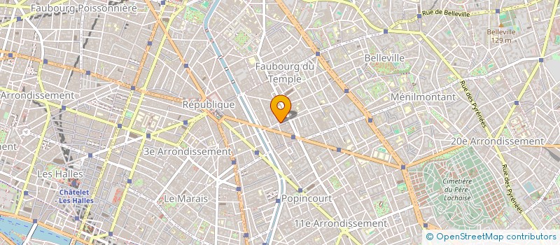 localisation de l'entreprise EURYDICE  PARIS