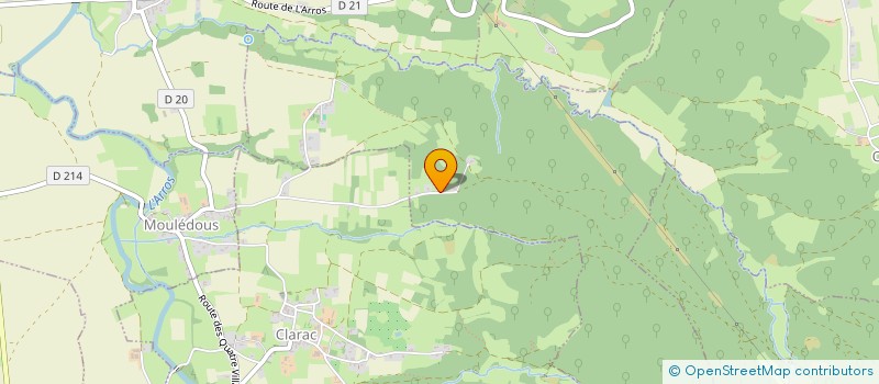 localisation de l'entreprise EURYDICE  MOULEDOUS