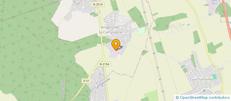 localisation de l'entreprise EURYS à ANGERVILLE-LA-CAMPAGNE