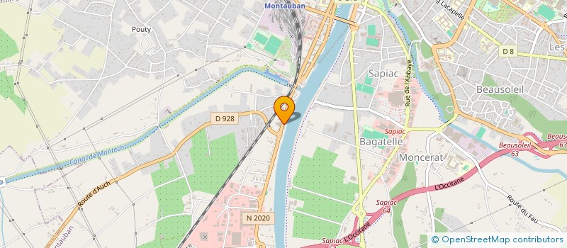 localisation de l'entreprise EURYTH'MEAL 2  MONTAUBAN