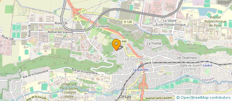 localisation de l'entreprise EURYTHMIE  ORSAY