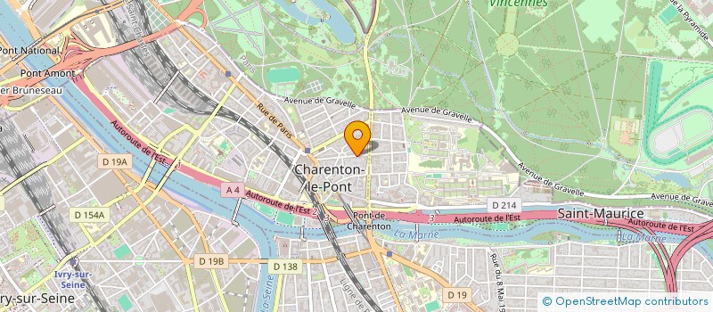 localisation de l'entreprise EURYTHMIE CONSULTING à CHARENTON-LE-PONT