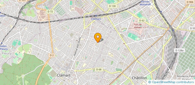 localisation de l'entreprise EUSA CONSULTING à CLAMART