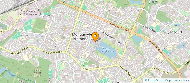 localisation de l'entreprise EUSBZH  MONTIGNY-LE-BRETONNEUX