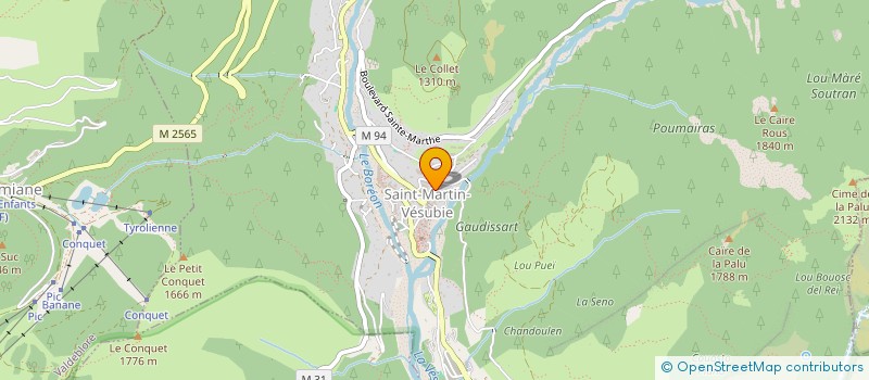 localisation de l'entreprise EUSEBI  SAINT-MARTIN-VESUBIE