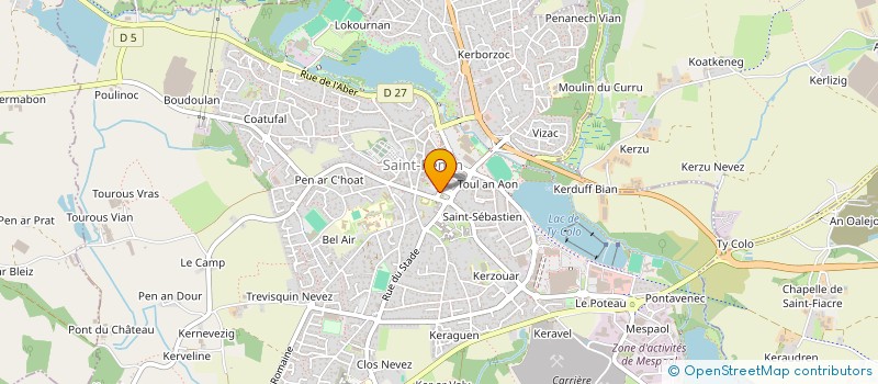 localisation de l'entreprise EUSEN-DELMAS-MAIRESSE  SAINT-RENAN