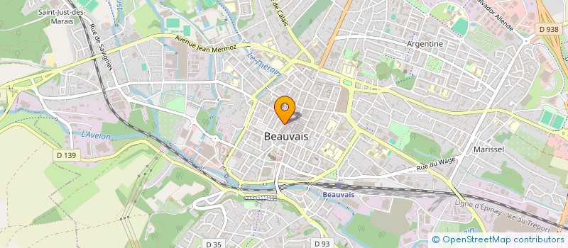 localisation de l'entreprise EUSICE à CHATEAUROUX
