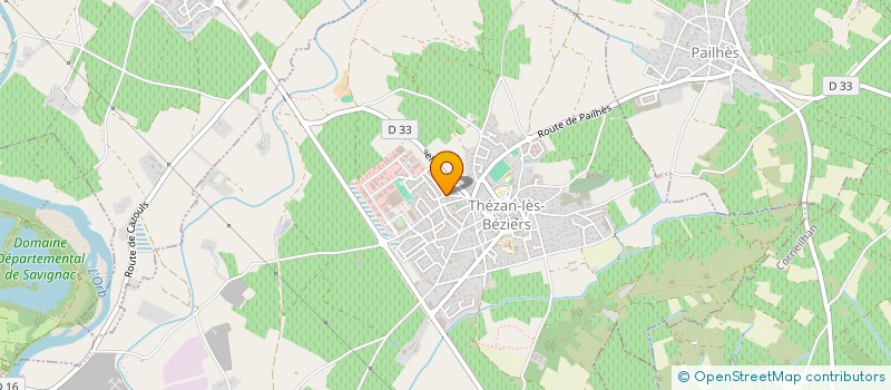 localisation de l'entreprise EUSKAL DL  THEZAN-LES-BEZIERS