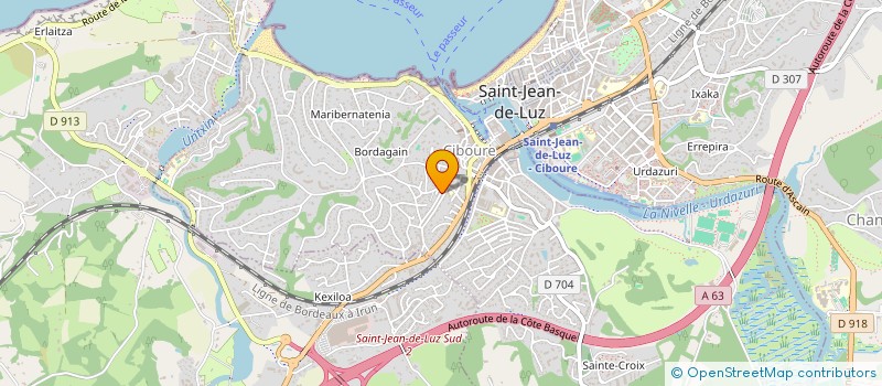 localisation de l'entreprise EUSKAL FORME à CIBOURE