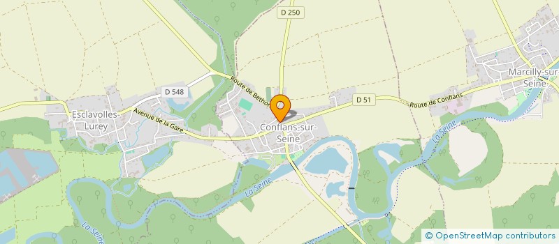 localisation de l'entreprise EUSKAL JLA  CONFLANS-SUR-SEINE