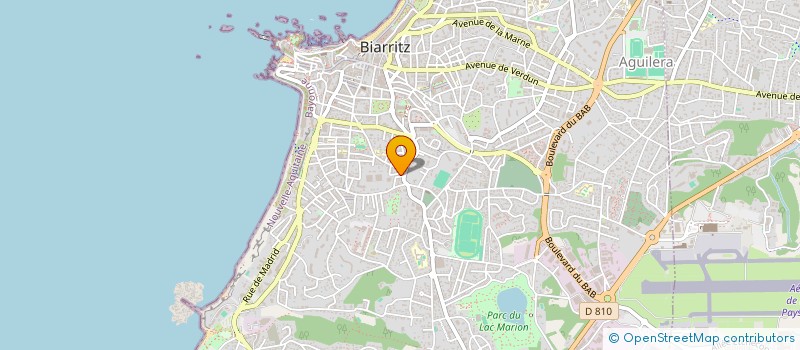 localisation de l'entreprise EUSKAL PRESS à BIARRITZ