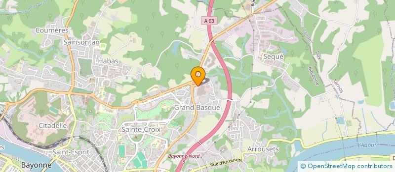 localisation de l'entreprise EUSKAL PRESSING à BAYONNE