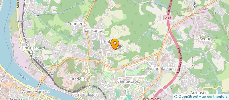 localisation de l'entreprise EUSKAL RACE  BAYONNE