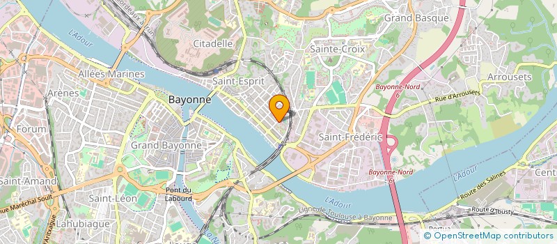 localisation de l'entreprise EUSKALDUN BURUAK à BAYONNE