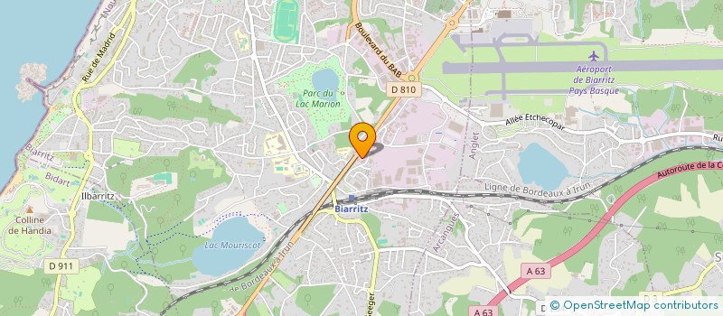 localisation de l'entreprise EUSKALPACK.COM FRANCE à BIARRITZ