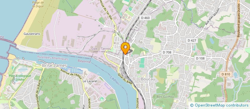 localisation de l'entreprise EUSKALSPEED  BOUCAU