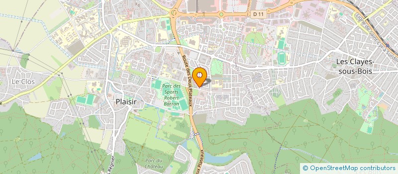 localisation de l'entreprise EUSKARA  PLAISIR