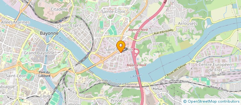 localisation de l'entreprise EUSKARIANS ESPORT à BAYONNE