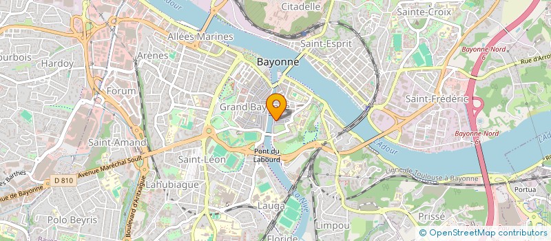 localisation de l'entreprise EUSKO PRESS  BAYONNE