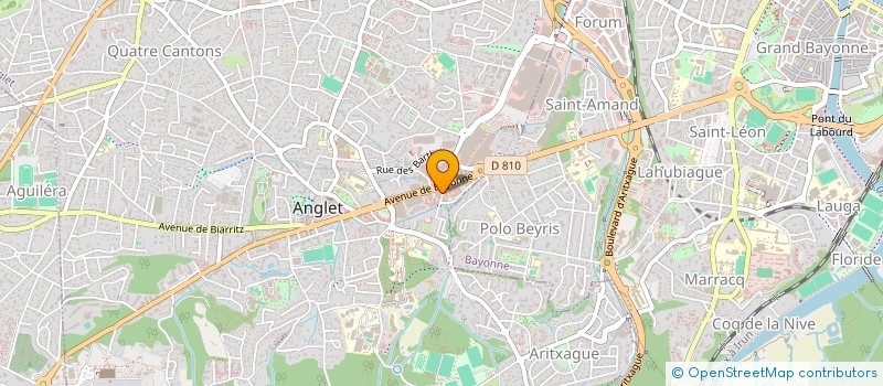 localisation de l'entreprise EUSKOLIS  ANGLET