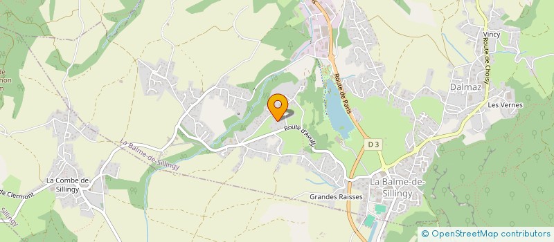 localisation de l'entreprise EUSTACH'ELEC  LA BALME-DE-SILLINGY