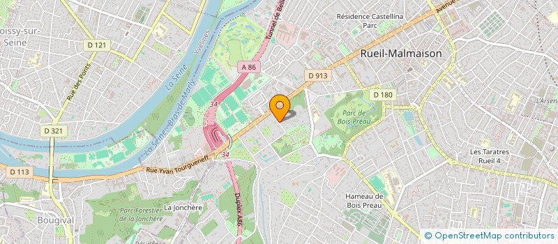 localisation de l'entreprise EUSTACHE 18 à RUEIL-MALMAISON