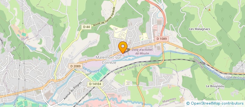 localisation de l'entreprise EUSTACHE à MALEMORT