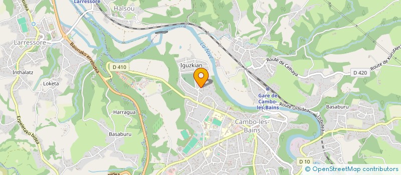 localisation de l'entreprise EUSTEN à CAMBO-LES-BAINS