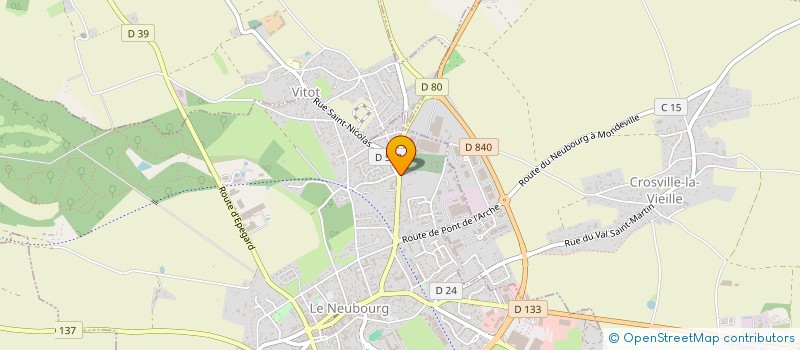 localisation de l'entreprise EUSTRI  LE NEUBOURG