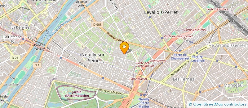 localisation de l'entreprise EUTECH à NEUILLY-SUR-SEINE