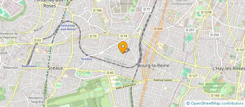 localisation de l'entreprise EUTECSYS à SCEAUX