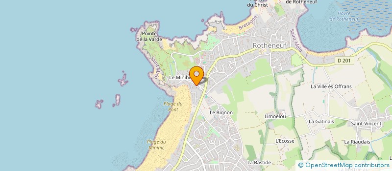 localisation de l'entreprise EUTERPE  SAINT-MALO