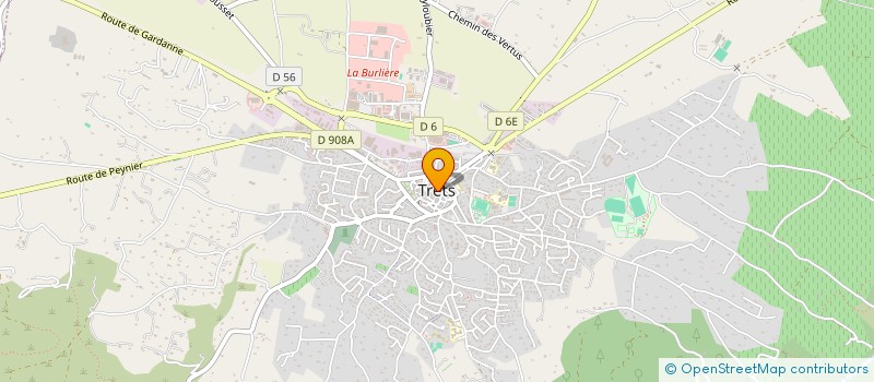 localisation de l'entreprise EUTERPE à TRETS
