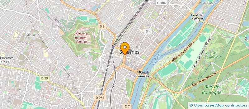 localisation de l'entreprise EUTERPE à SURESNES