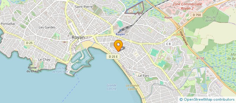 localisation de l'entreprise EUTERPE  ROYAN