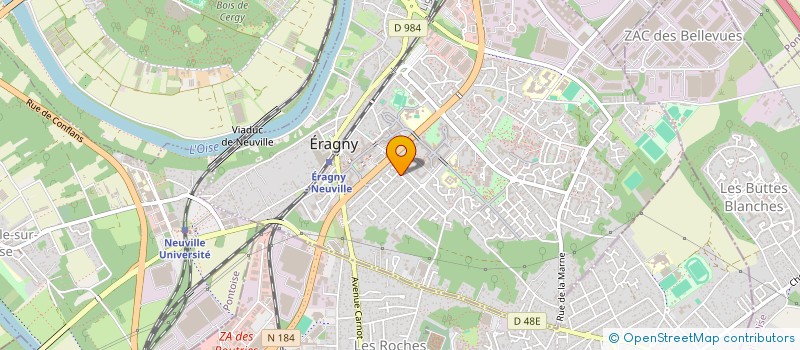 localisation de l'entreprise EUTERPE  ERAGNY