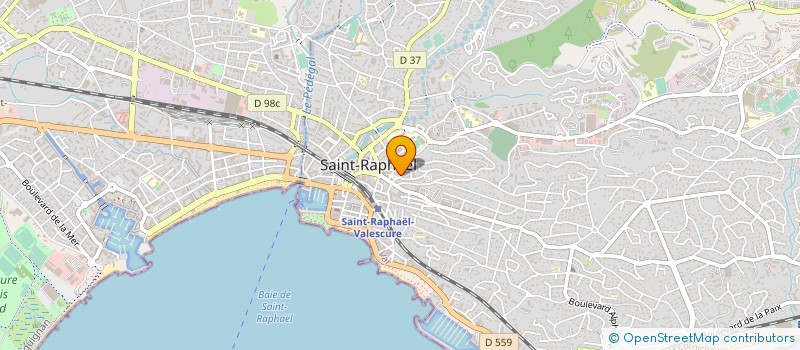localisation de l'entreprise EUTERPE MUSIQUE à SAINT-RAPHAEL