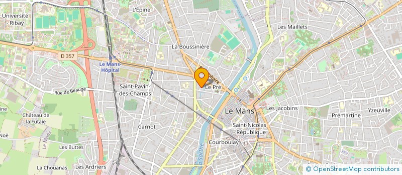 localisation de l'entreprise EUTHENIA  LE MANS